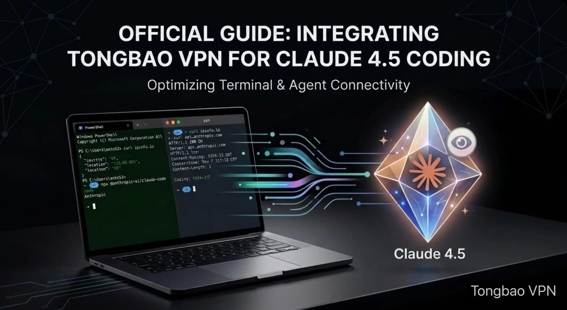 官方教程：如何配置终端代理以支持 Claude 4.5 编程 - 通宝VPN教程